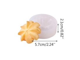 Molde silicona galletita danesa estrella 